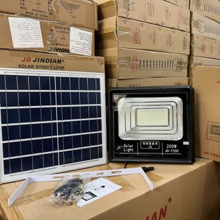 Đèn năng lượng mặt trời 300w -Hãng Jindian mã JD-T300 - Khung ABS - Bảo hành 2 Năm