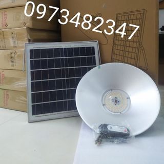 Đèn UFO trong nhà, đèn nhà xưởng năng lượng mặt trời 80w - Ánh sáng vàng trắng JD6128