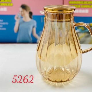 Bình đựng nước thuỷ tinh vàng chịu nhiệt sang trọng nhiều mẫu