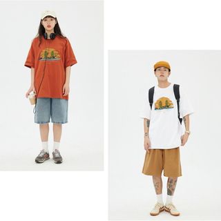 Áo thun nam nữ fom rộng tay lỡ chất cotton hàng đẹp chuẩn hình giá sỉ tốt sll