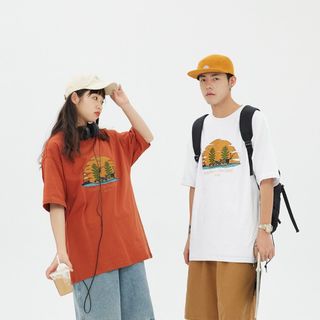 Áo thun nam nữ fom rộng tay lỡ chất cotton hàng đẹp chuẩn hình giá sỉ tốt sll
