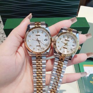 ĐỒNG HỒ ROLLEX COUPLE NIỀN TRƠN HOT CAO CẤP