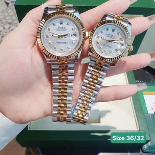 ĐỒNG HỒ ROLLEX COUPLE NIỀN TRƠN HOT CAO CẤP