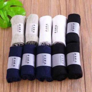 Hộp 10 đôi tất vớ nam chống hôi chân cổ cao cổ ngắn