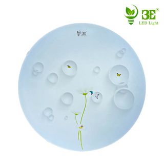 Đèn ốp trần hoạ tiết giọt sương 3 chế độ ánh sáng công suất 24W