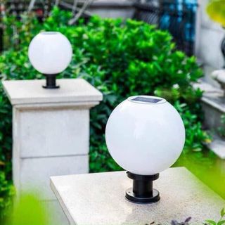 Đèn trang trí trụ cổng, đèn sân vườn năng lượng mặt trời 3W JDX75 Jindian - Đường kính 25CM