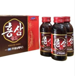 nước nhân sâm Hàn Quốc hộp 10 chai giá sỉ