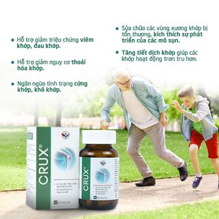 VIÊN UỐNG GIẢM ĐAU KHỚP CHỐNG THOÁI HÓA KHỚP CRUX - DÂN KHANG