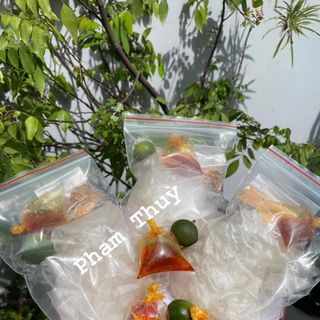 Combo bánh tráng phơi sương tép hành phi bơ béo