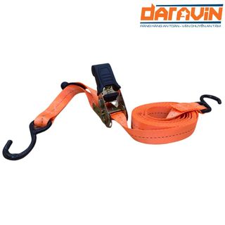 Dây Chằng Hàng Tăng Đơ Bản 25mm Tải 900kg Móc S