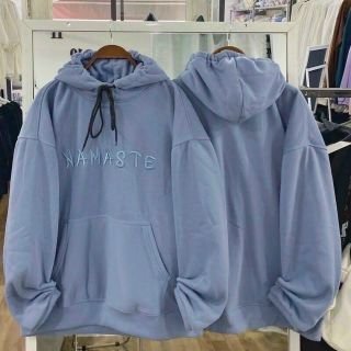 Áo hoodie tay phồng form rộng, mịn mát namaste đẹp