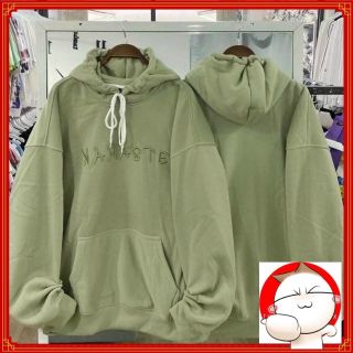 Áo hoodie tay phồng form rộng, mịn mát namaste đẹp