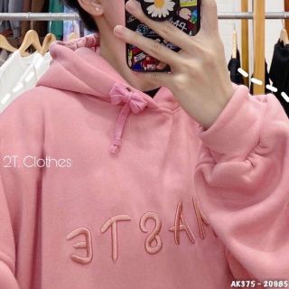 Áo hoodie tay phồng form rộng, mịn mát namaste đẹp