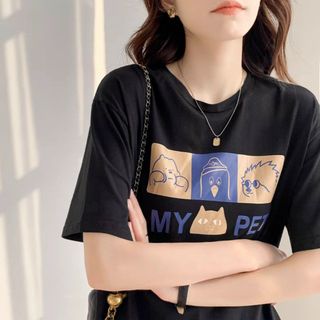 Áo thun nữ cộc tay cao cấp in hình hàng đẹp giá tốt chất cotton xịn giá sỉ tốt sẵn sll