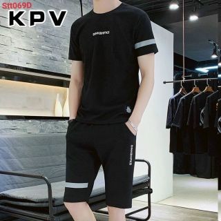 Đồ bộ thể thao chất thun lạnh mịn DINKBHAYS form dưới 70kg