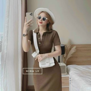 Đầm nữ dáng dài năng động đi học đi chơi