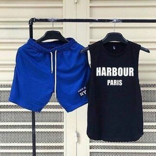 Đồ bộ thể thao chất thun lạnh mịn HARBOUR PARIS form dưới 70kg