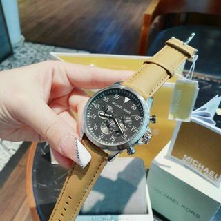 ĐỒNG HỒ MICHAEL KORS DÂY DA NAM HOT NEW