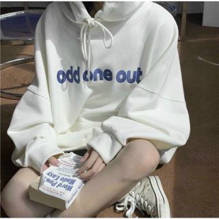 Áo hoodie tay phồng logo odd one out đẹp