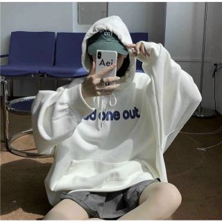 Áo hoodie tay phồng logo odd one out đẹp