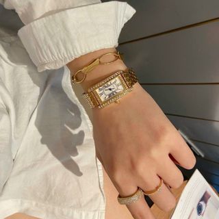 ĐỒNG HỒ CARRTIER NỮ CHỮ NHẬT XINH