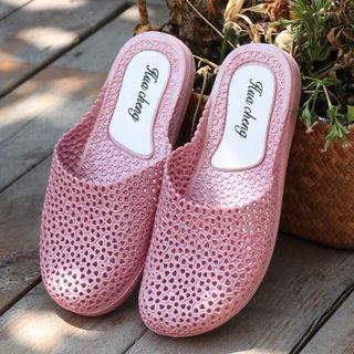 Dép Sục Nhựa Mẫu Mới Đi Mưa Bít Mũi