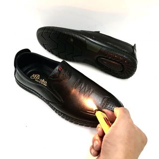 Giày lười nam da bò thật..đế cao su non..size từ 38 -42