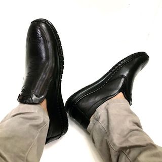 Giày lười nam da bò thật..đế cao su non..size từ 38 -42