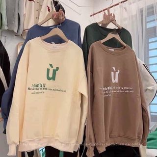 Áo sweater in Ừ form dưới 68kg giá sỉ