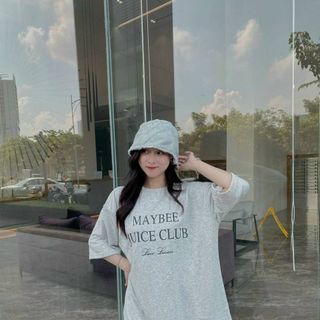 Đồ bộ xám in maybe juice club