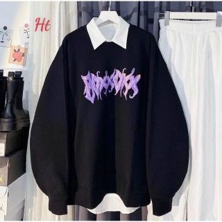Áo sweater logo in chữ đẹp xuất sắc