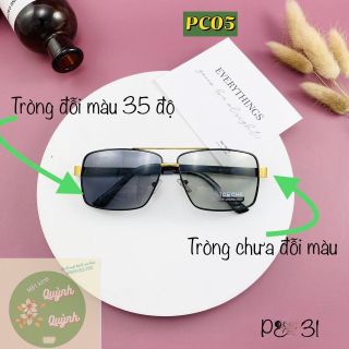 Kính mát nam đổi màu 8031 form vuông