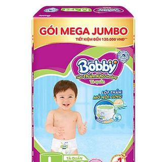 Tả quần Bobby Mega Jumbo size M120 L104 XL96 XXL88 miếng