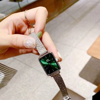 ĐỒNG HỒ D W LƯỚI CHỮ NHẬT NỮ
