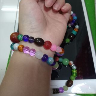 Chuỗi đeo tay đủ màu sắc thanh lý số lượng lớn