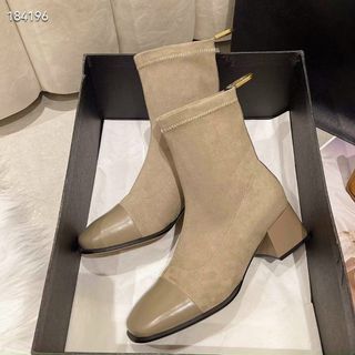 Boots da lộn mũi da bóng giá sỉ