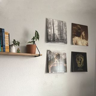 Kệ, giá treo nhựa mica để hình, ablum treo tường