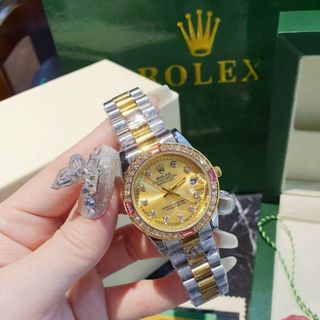 ĐỒNG HỒ RROLEX NỮ ĐÁ MÀU HOT HOT