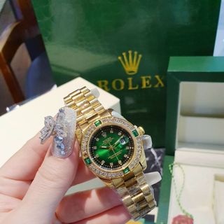 ĐỒNG HỒ RROLEX NỮ ĐÁ MÀU HOT HOT