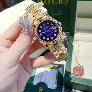 ĐỒNG HỒ RROLEX NỮ ĐÁ MÀU HOT HOT