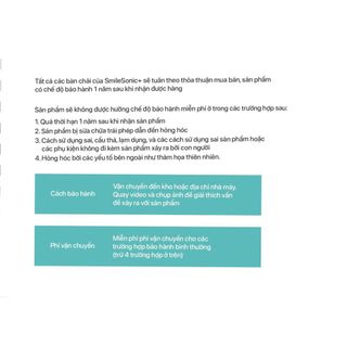 Bàn chải đánh răng điện Smilesonic + đầu thay thế - Sạch gấp 100 lần bàn chải thường
