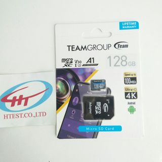Thẻ nhớ 128GB TeamGroup - Hàng chính hãng - BH 5 năm (Cái)