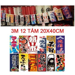 Cờ dây trang trí quán Nhật 3m ( Mã 3M04) giá sỉ