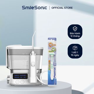Tăm nước gia đình + Cạo lưỡi Pierrot - Hơi thở thơm mát cho cả gia đình