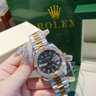 ĐỒNG HỒ RROLEX ĐÁ MÀU NAM HOT