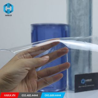 Tấm nhựa PVC trong suốt, dày 0.2mm, mềm, dẻo dai, không thấm nước, dễ lau chùi, trải bàn, trải giường