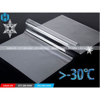 Tấm nhựa PVC trong suốt, dày 0.2mm, mềm, dẻo dai, không thấm nước, dễ lau chùi, trải bàn, trải giường
