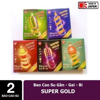 Bao Cao Su Gai Bi Râu Super Gold Nhật Bản, [100% Chính Hãng] Có Đăng Ký Nhãn Hiệu Hợp Pháp Tại Việt Nam, Bao cao su sỉ