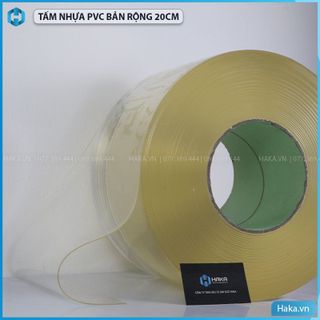 Tấm nhựa PVC bản rộng 200mm, làm rèm ngăn lạnh điều hòa, ngăn bụi chống côn trùng ( đơn giá 1m dài tấm nhựa ) giá sỉ