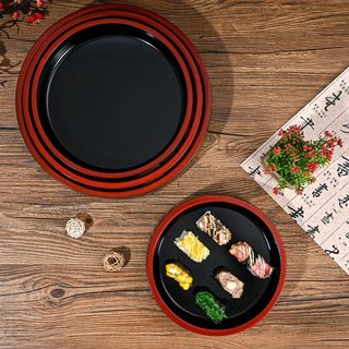 Khay tròn sashimi Nhật/khay tròn sushi Nhật/khay đá trưng sashimi